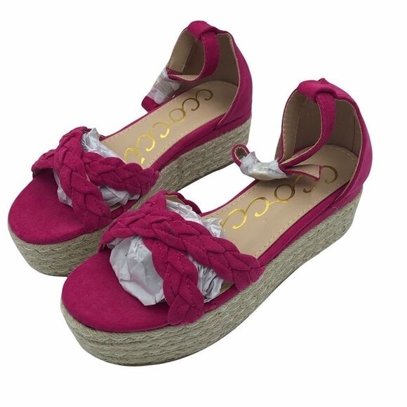 Ccocci Heeled Flatform Wedges SZ 6 - Picture 1 of 11